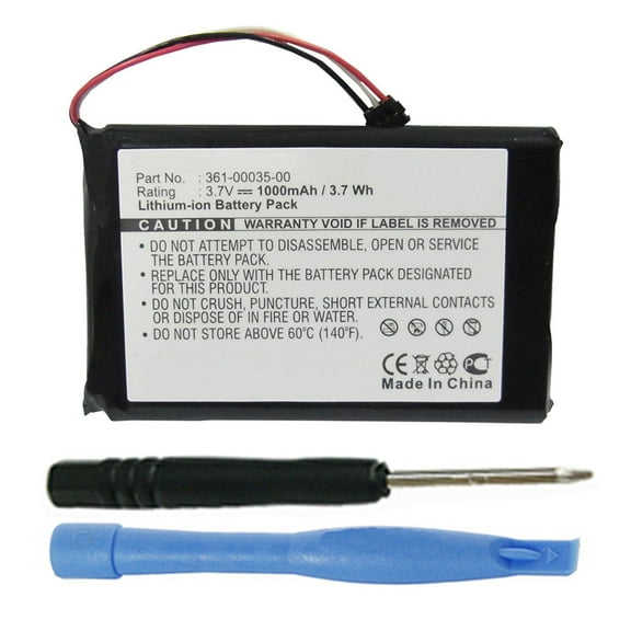 1000mAh 361-00035-00, 361-00035-02, KE37BE49D0DX3 Battery Replacement Compatible with Garmin Nuvi 2300, 2340, 2350, 2360, 2370 GPS Units