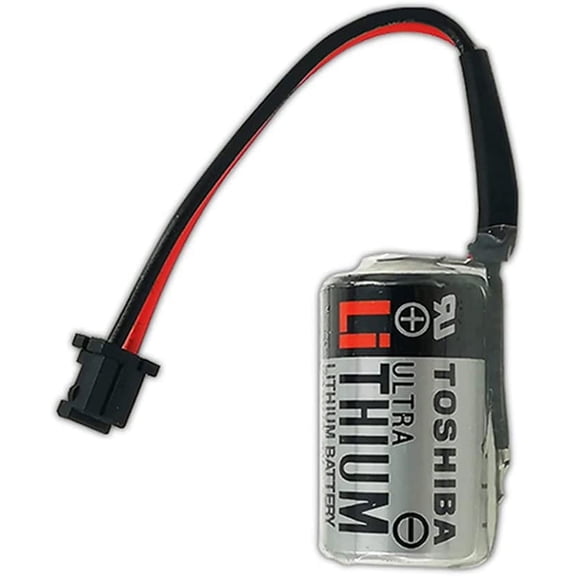 1000mAh JZSP-BA01 ER3V/3.6V Non-Rechargeable PLC Lithium Battery with Plug for Toshiba PLC Battery