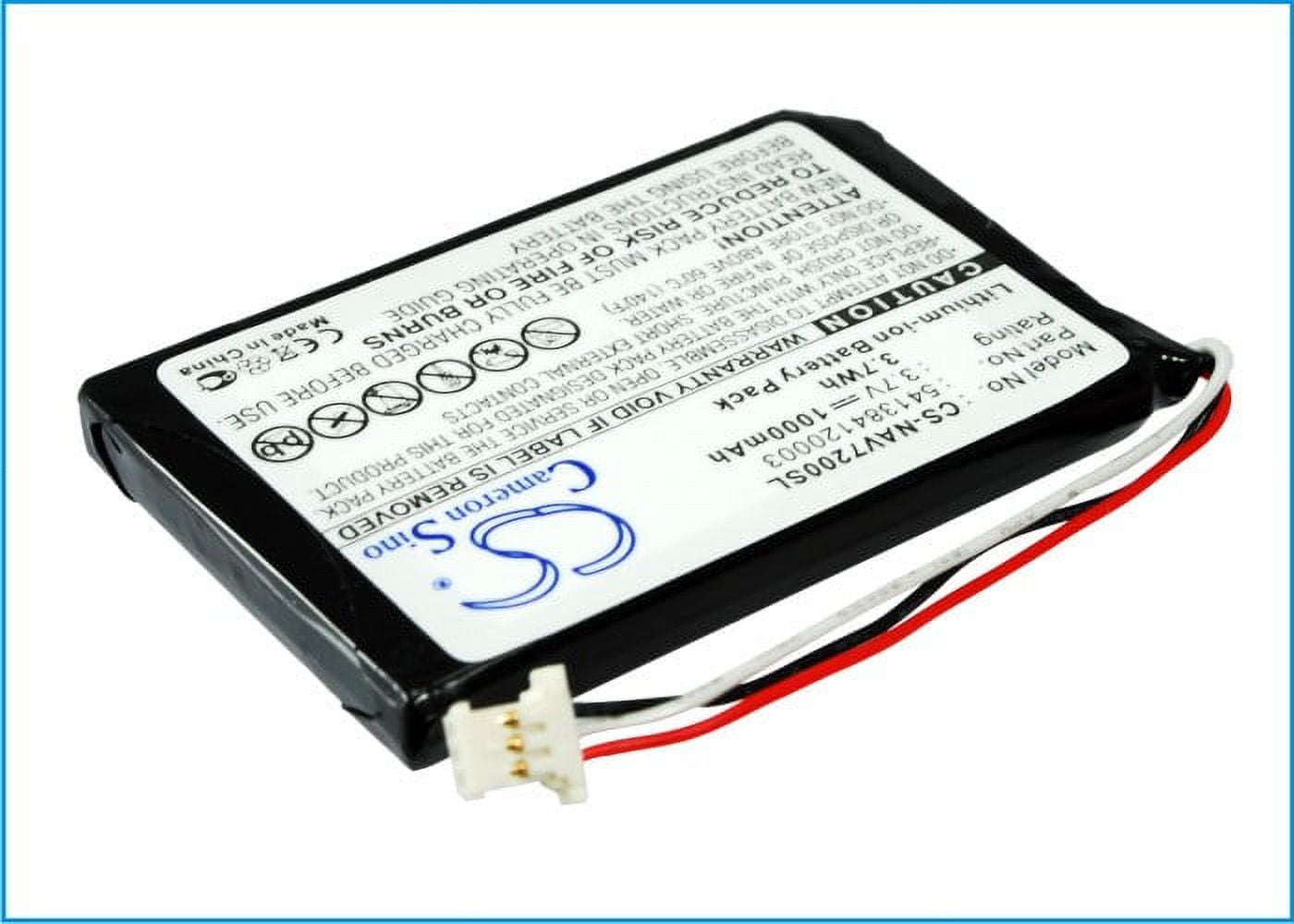 1000mAh Navigon GTC39110BL08554 JS541384120003 541384120003 Battery for 72 Plus Live 72 Easy