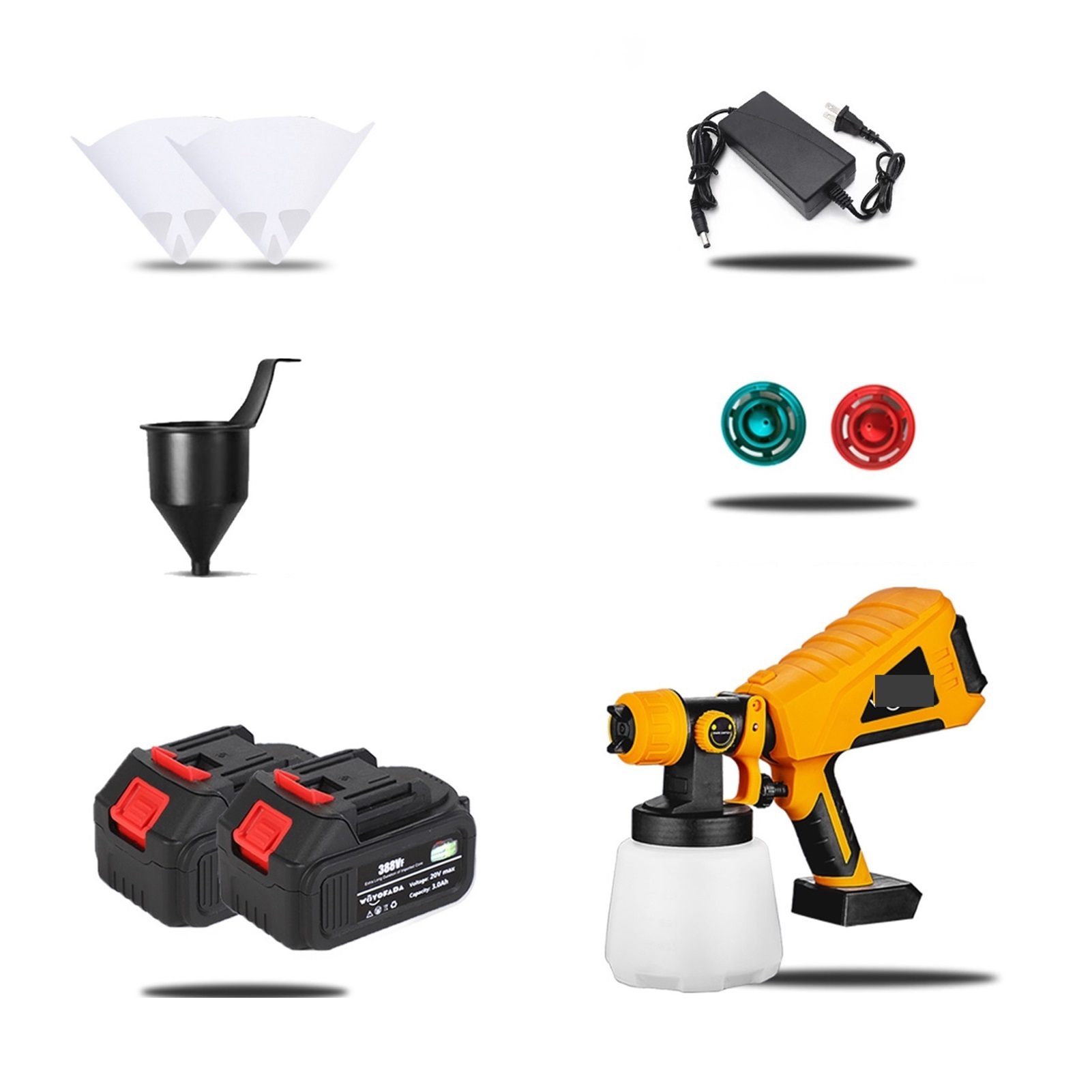 1000mL Electric Paint Gun Spray Gun High Power Electric Paint Sprayer