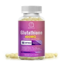 Glutathione Capsule 60 Pcs, Anti-wrinkle, Protect Liver Health & Skin Care Capsules（1 Pack）