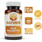 1000mg Saw Palmetto - 100 Capsules - Extract + Berry Powder | Maximum Strength Supplement to Promote Prostate Heath | Reduce Frequent Urination and Block DHT Related Hair Loss Naturally