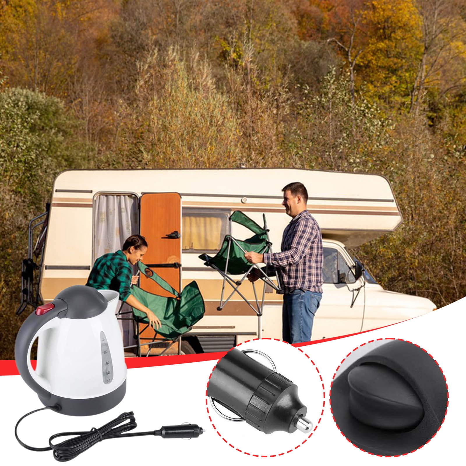 Stainless Steel Fast Boiling Car Kettle Up To 65% Off! Portable