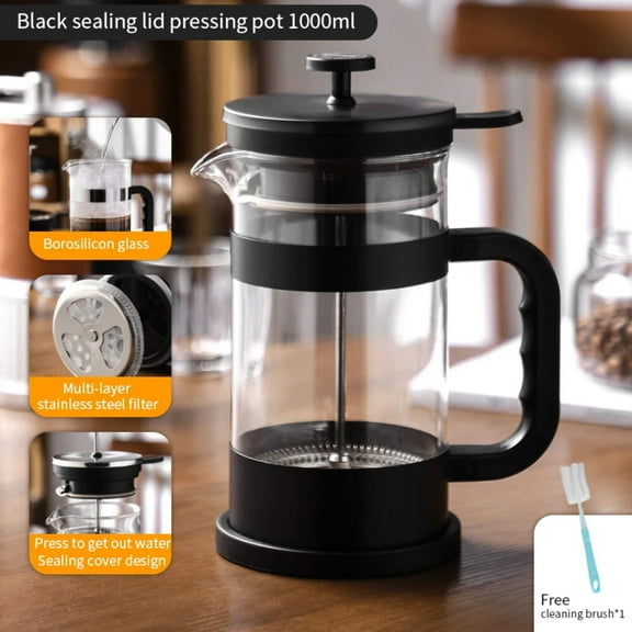 1000ml French Press Coffee Pot