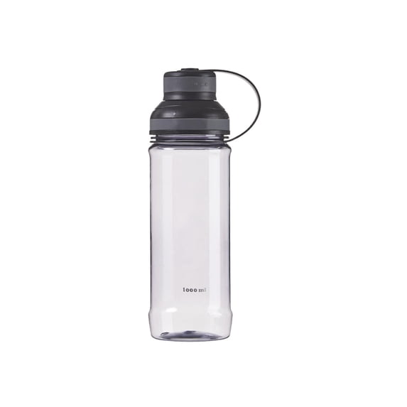 1000ml High Temperature Resistant Transparent Portable Sports Water Cup, Lightweight and Durables, Suitable for Outdoor Sports and Daily Commuting(Gray)