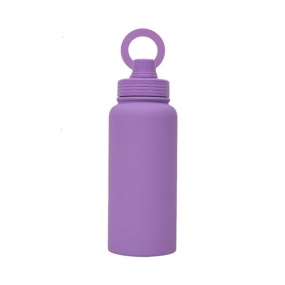 1000ml Insulated Stainless Steel Water Bottle With Magnetic Phone Stand 12H Temperature Control Gym Travel Essential