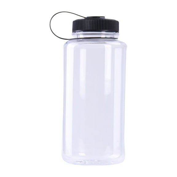 1000ml Plastic Bottle Handle Sports Water Bottle PS Material Multi-color Available-transparent