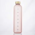 thumbnail image 1 of 1000ml Water Bottle Leak-proof,Plastic Time Marker Water Drinking Jug, 1 of 9
