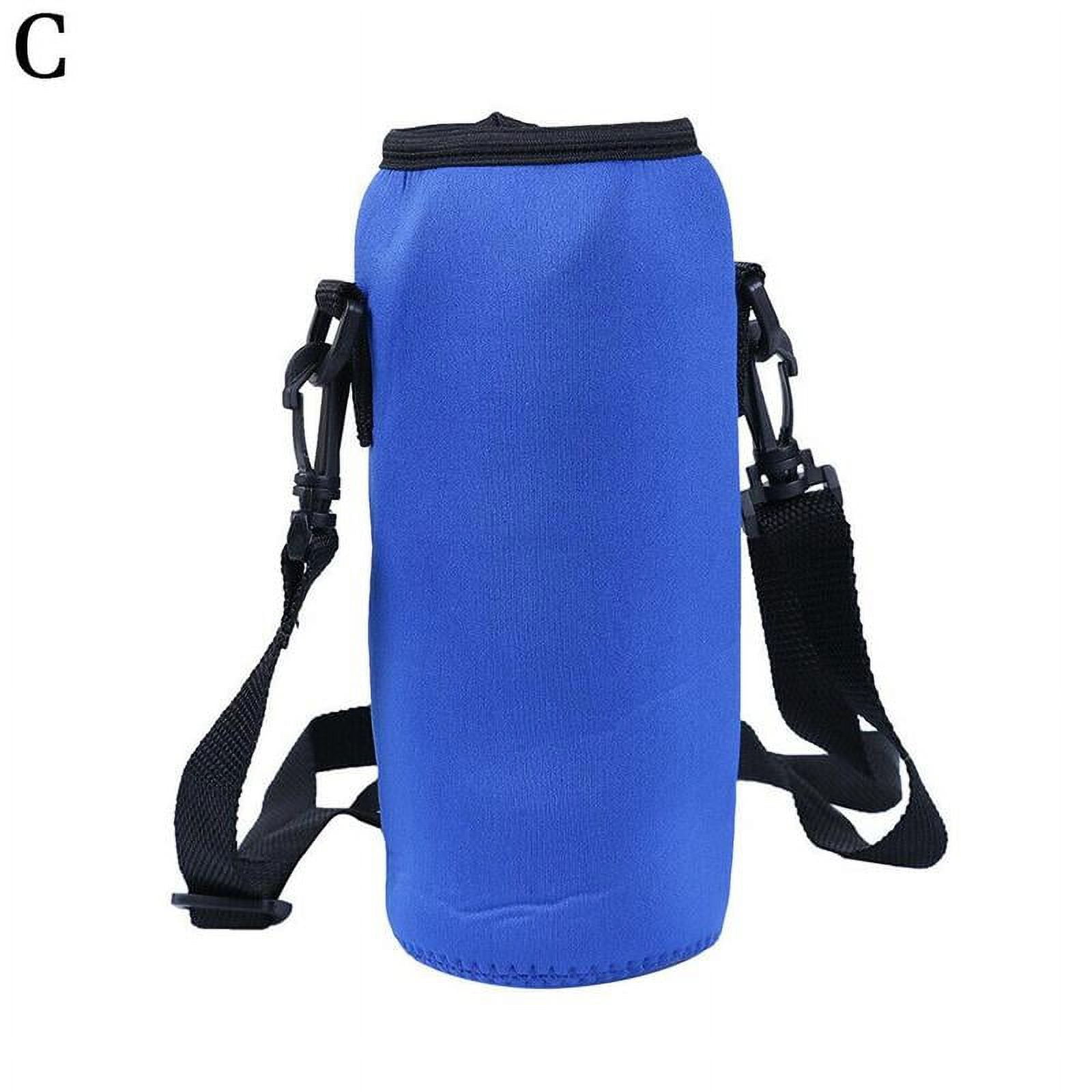 Alomejor Neoprene Water Bottle Sleeve With Strap - Insulated Carrier For Hot/Cold Drinks, 1000ml
