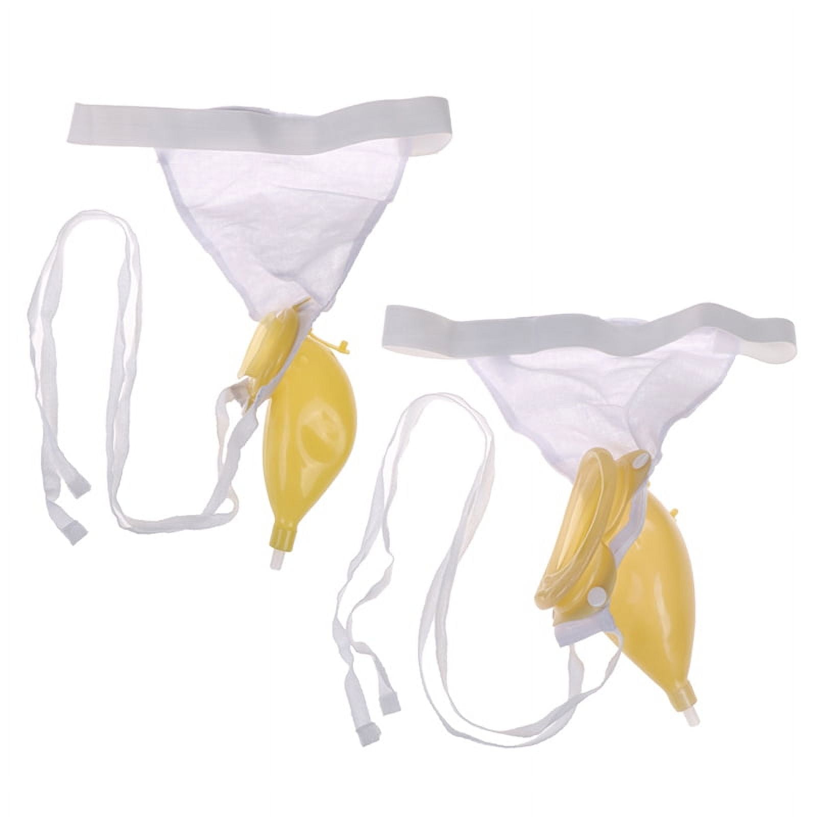 1000ml portable wearable urinal urine bag collector toilet elastic man