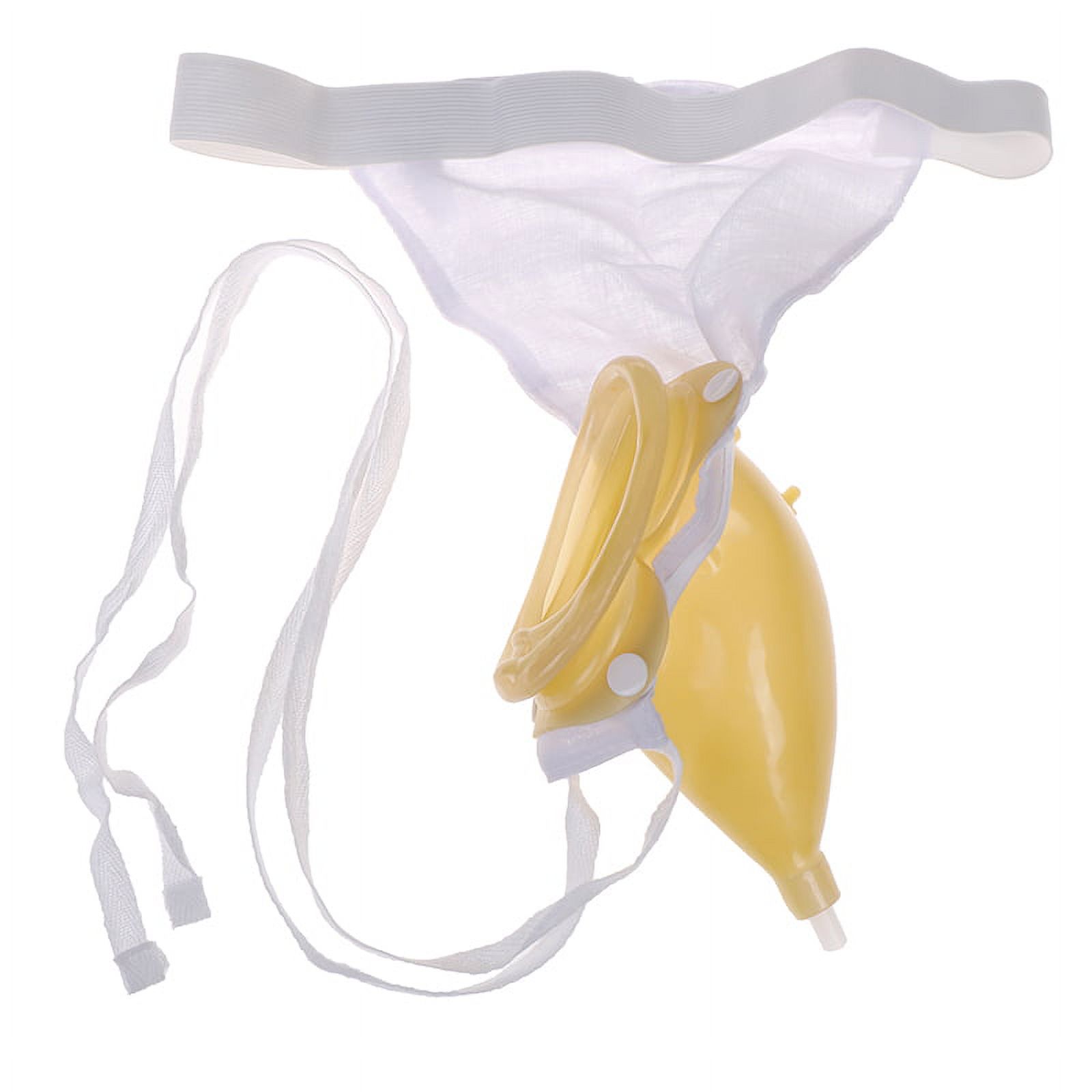 1000ml portable wearable urinal urine bag collector toilet elastic man