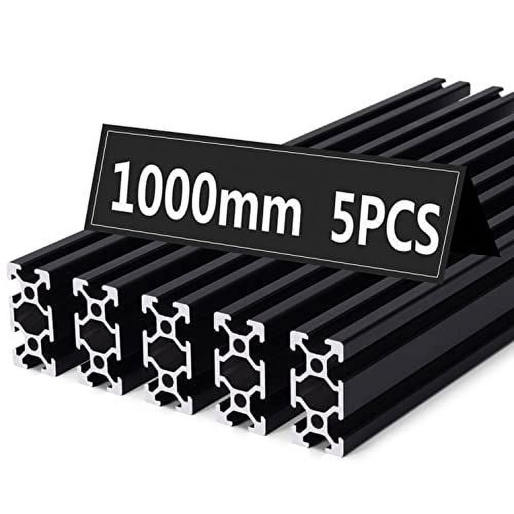 1000mm Black T Type 2040 Aluminum Extrusion Profile European Standard Anodized Linear Rail Guide