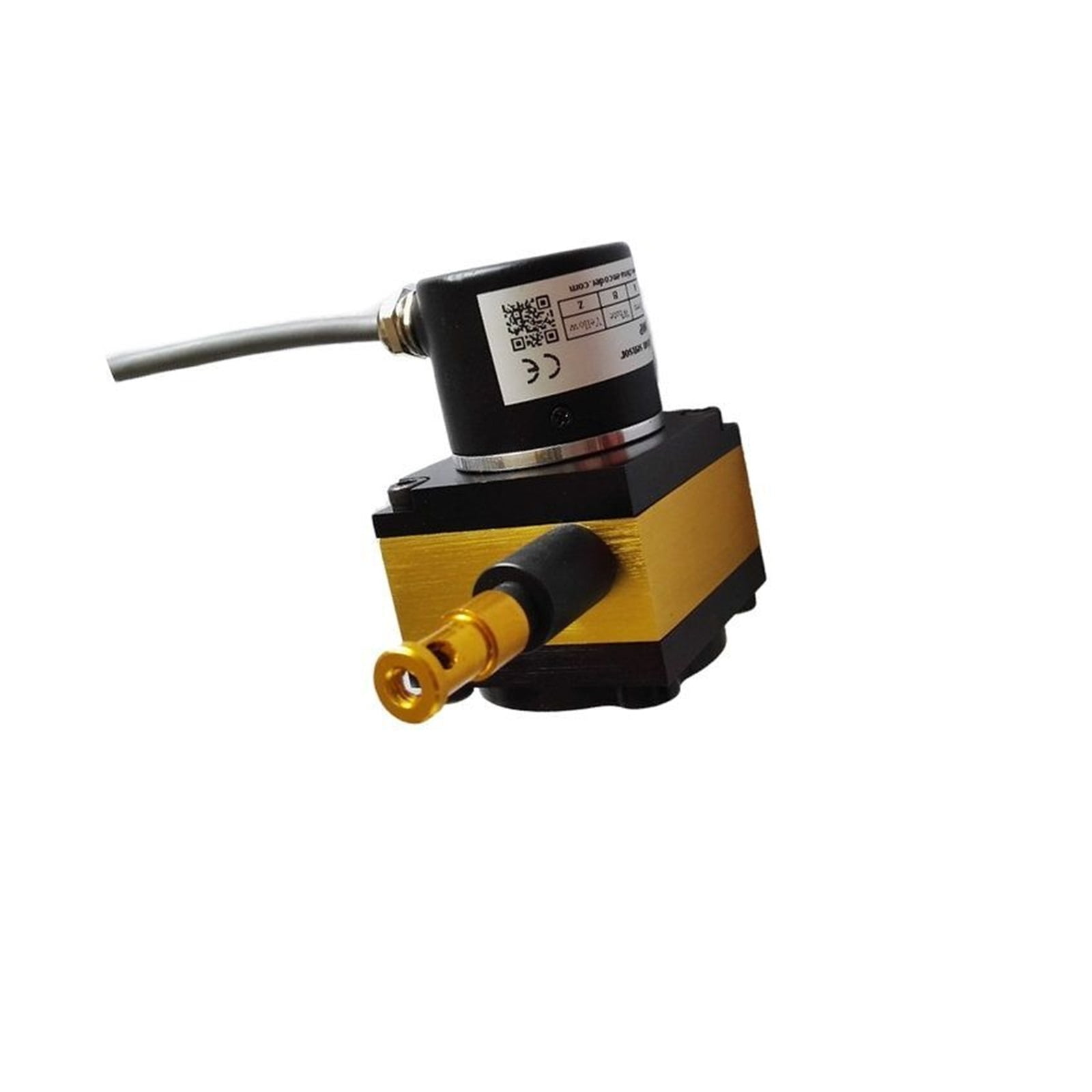 1000mm Range Draw Wire Displacement Sensor Linear Rope Encoder String ...
