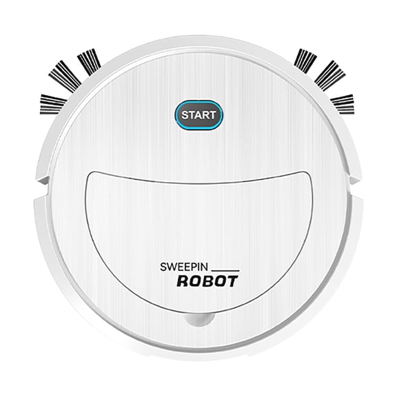 1000pa Robot Vacuum Cleaner, Carpet Cleaner Robot, Smart Floor Cleaning Vacuum, Automatic Household Cleaner Robot, Automatic Robot for Mopping and Sweeping (White)