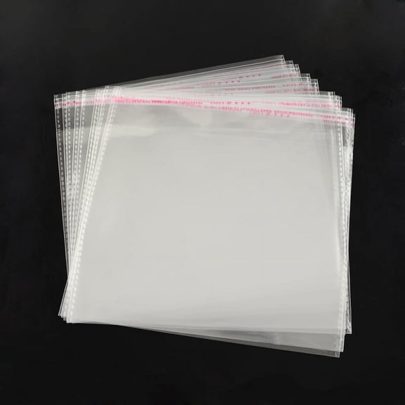 1000pc OPP Cellophane Bags Square Clear 18x17.5cm Unilateral Thickness: 0.035mm Inner Measure: 14.5x17.5cm.