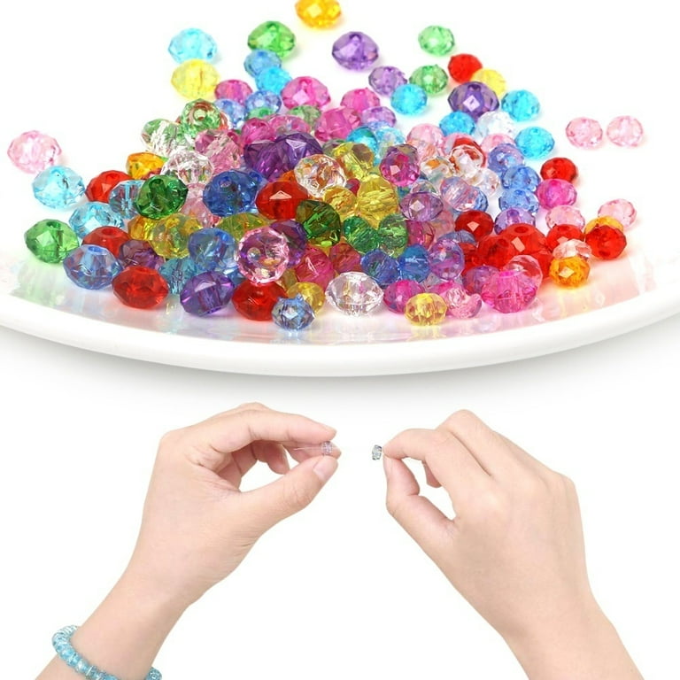 1000pcs 10 Colors 4mm Crystal Glass Beads Finding Spacer Beads Shape Assorted Colors with Box Walmart