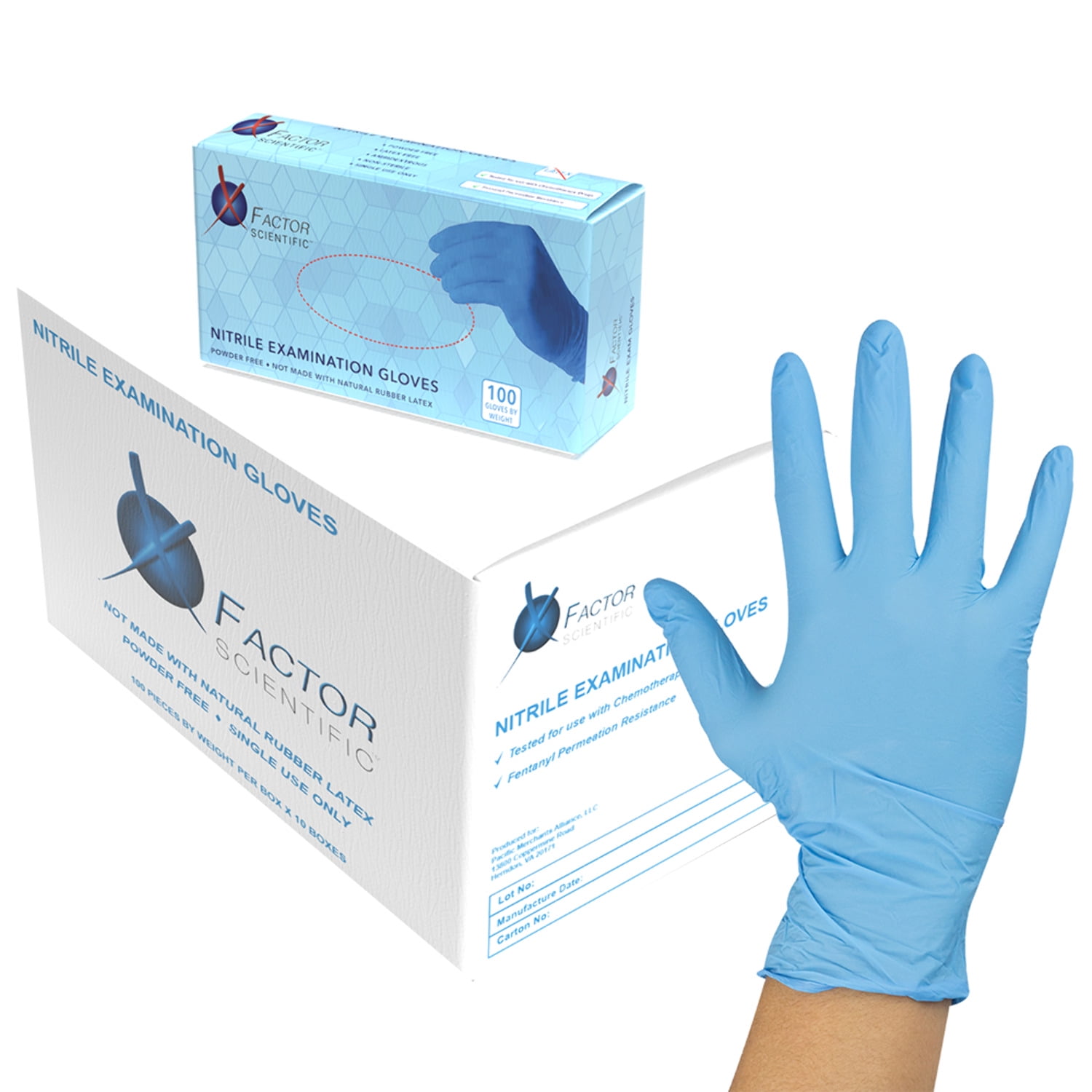 1000pcs Mils Exam Grade Nitrile Gloves, Powder Morocco Ubuy