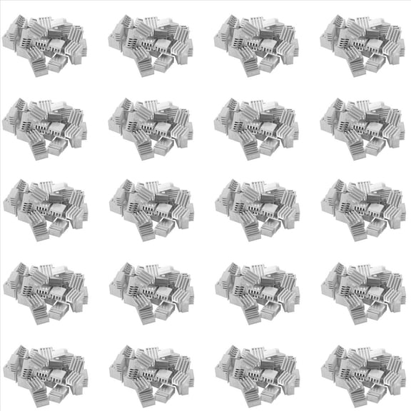 1000pcs 9x9x5mm Mini Aluminium Heatsink for IC LED Chipset RAM