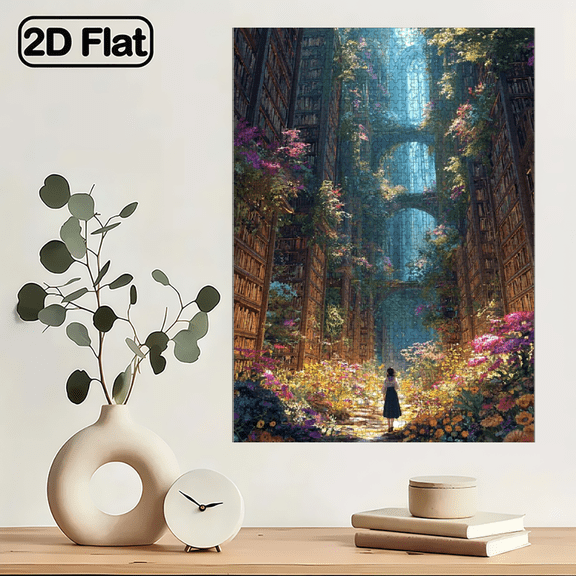 1000pcs Adult And Family Puzzle - Challenging Medium Difficulty Brain Teaser Featuring Easter Bunny Eggs, Meadow Daisies, Blue Skies And White Clouds. 29.4*19.6in