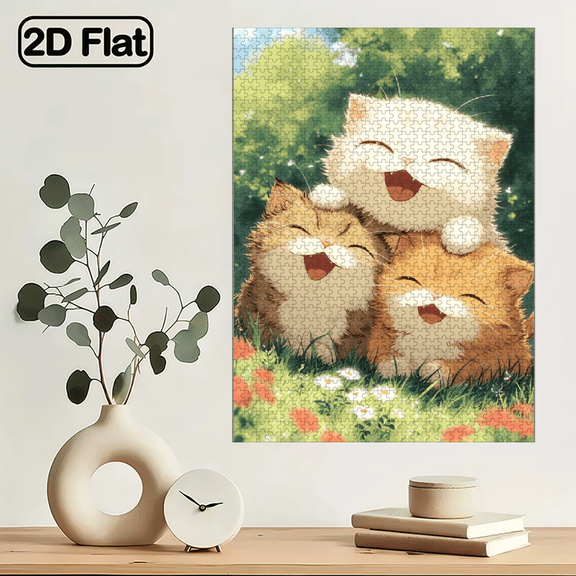 1000pcs Adult Mini Jigsaw Puzzle, Anime Character & Landscape Theme, Scratch-resistant High Difficulty Brain Game, DIY Home Decor, Ideal Halloween & Christmas Gift for Family