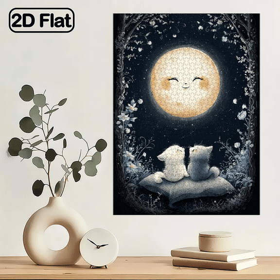 A 1000pcs Adult Mini Jigsaw Puzzle, Anime Character and Scenery Theme - Scratch-resistant, High Difficulty, Suitable for Adults, Family Entertainment, DIY Home Decor, Halloween, Christmas, and a