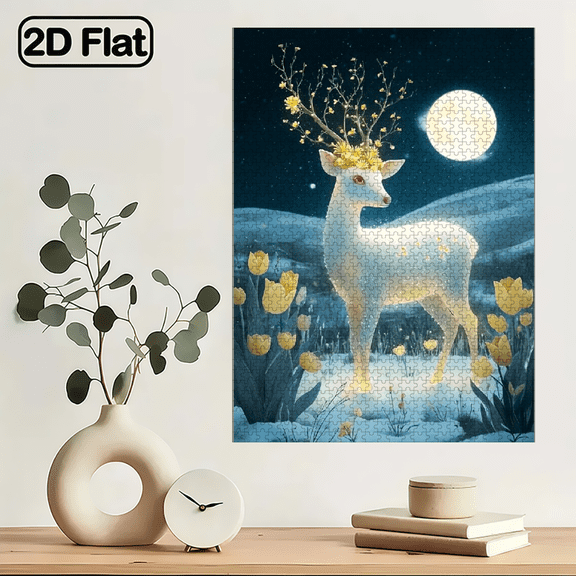 (1000pcs) Adult Mini Puzzles, with Anime Animal Character Main Image - Scratch-Resistant, High Difficulty, Suitable for Adults, Family Entertainment, Home Decoration, Halloween, Christmas, And G