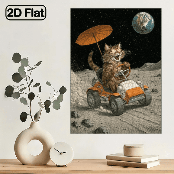 (1000pcs) Adult Mini Puzzles, with Anime Animal Character Main Image - Scratch-Resistant, High Difficulty, Suitable for Adults, Family Entertainment, Home Decoration, Halloween, Christmas, And G