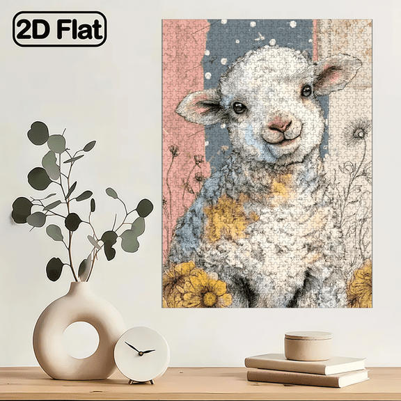 (1000pcs) Adult Mini Puzzles, with Anime Animal Character Main Image - Scratch-Resistant, High Difficulty, Suitable for Adults, Family Entertainment, Home Decoration, Halloween, Christmas, And G