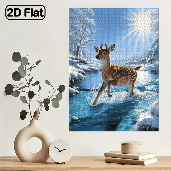 (1000pcs) Adult Mini Puzzles, with Anime Animal Character Main Image - Scratch-Resistant, High Difficulty, Suitable for Adults, Family Entertainment, Home Decoration, Halloween, Christmas, And G
