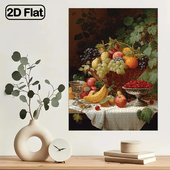 (1000pcs) Adult Mini Puzzles, with a Cornucopia Design - Scratch-Resistant, Challenging, Suitable for Adults, Family Entertainment, Home Decoration, Halloween, Christmas, And Gift Ideas to Chal