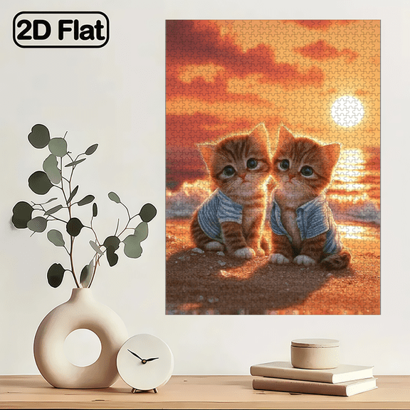 1000pcs Adult Puzzle Box, Anime Cartoon Theme - Scratch-Resistant, High Difficulty, Suitable for Adults, Family Entertainment, Home Decor, Christmas, and Brain-Challenging Gift Ideas