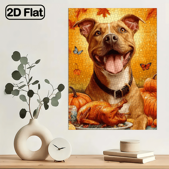 A 1000pcs Adult Puzzle, Measuring 29.4*19.6 Inches, Featuring a Cute Animal Pug Design, Perfect for Creative Fun with Family And Friends. an Ideal Choice.