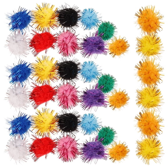 1000pcs Colorful Mini Pom Poms 1.5cm Small Pompoms for Crafts, Decorations, Clothing, Accessories, and Art Projects