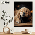 thumbnail image 1 of 1000pcs Golden Retriever Dog Puzzle for Families - Large Challenge with Challenging like Pieces (No 3D Glasses), Portable Box, Relaxing Activity. 29.4*19.6in, 1 of 9