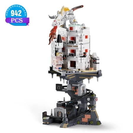 1000pcs Gringottses Wizard Tower Magic World Dragon Building Bricks Set Blocks Toys for Kids Children Adult Birthday Gifts