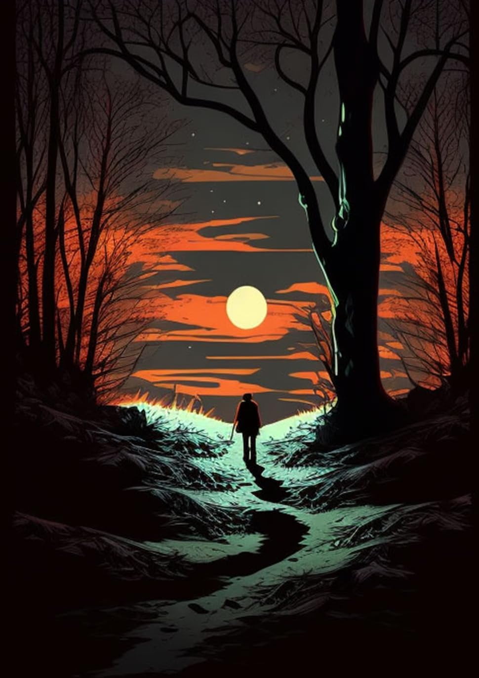 1000pcs Jigsaw Puzzles for Adults,Landscape Art,Nature Trail Puzzles