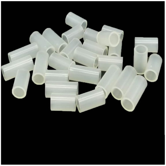1000pcs Plastic Straight Through Isolation Columns, Outer Diameter 4mmx Inner Diameter 2.7mmx Height 9mm for home appliances.