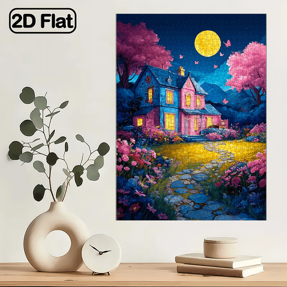 1000pcs Puzzle, Crafted with Care; Sturdy And Durable Seamless Pieces, Vibrant Colors, Perfect for Beginners And Enthusiasts.29.4*19.6 in
