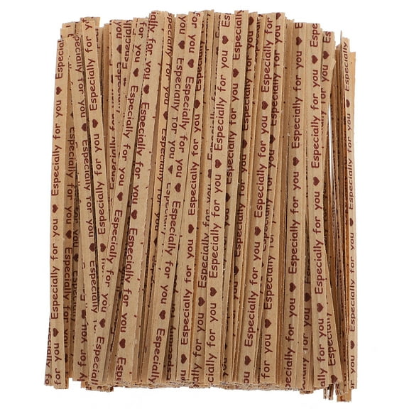 1000pcs Reusable Bag Ties Kraft Paper Twists Ties Treat Bags Twists Ties