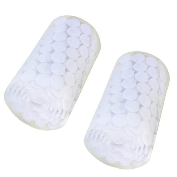 1000pcs Self Adhesive Dots 0.8" Diameter Sticky Back Coins Hook Tapes Perfet for Craft Projects, Office, Home, School