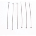 thumbnail image 1 of 1000pcs Tarnish Resistant 304 Stainless Steel Flat Head Pins Stainless Steel color 16x0.6mm 22 Gauge Head: 1.2~1.5mm, 1 of 3