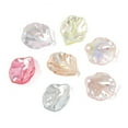 thumbnail image 1 of 1000pcs Transparent Acrylic Pendants AB color Plated Leaf Charms Mixed color 17x15x4.5mm Hole: 1.5mm, 1 of 3