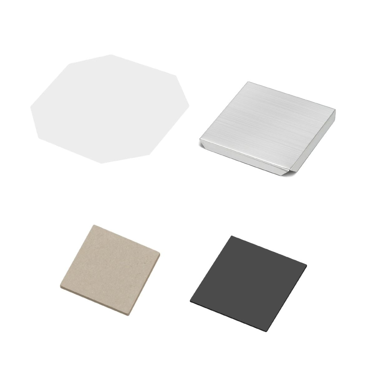 1000sets Cardboard Magnet 2x2inch Materials DIY Fridge Magnet Materials