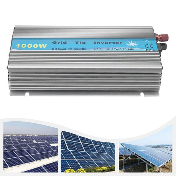 1000w Solar Grid Tie Inverter Dc22-50vto Ac90v/140v Pure Sine Wave Inverter