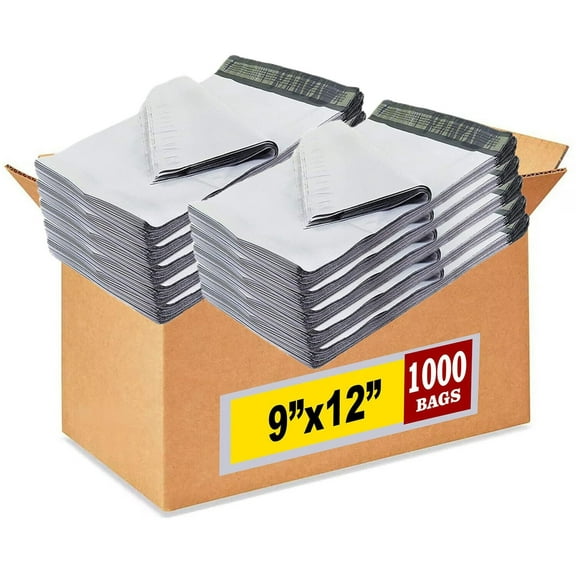 1000x Poly Mailers Shipping Bags Envelopes Premium Bag 9x12 2 Mil