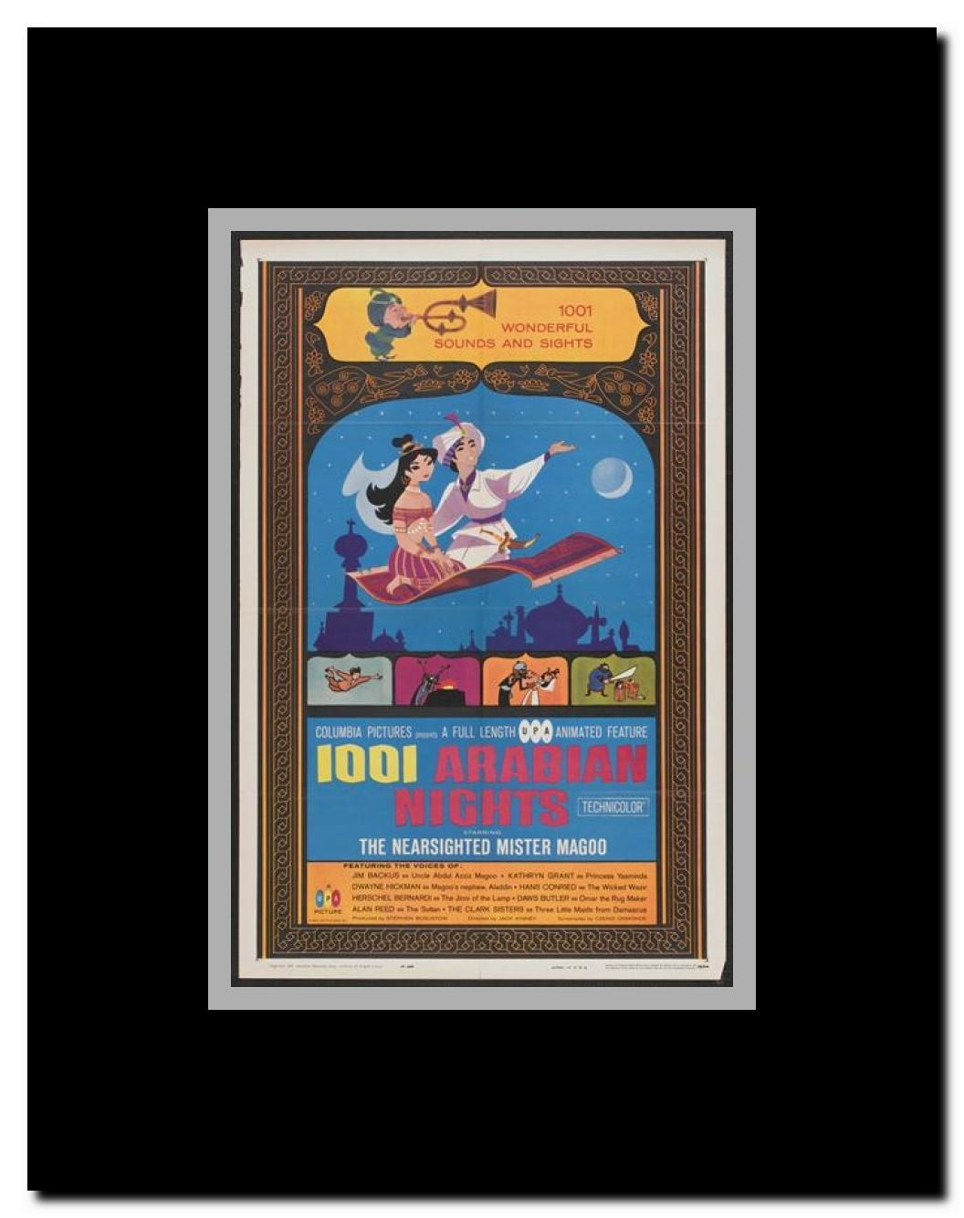 1001 Arabian Nights Framed Movie Poster