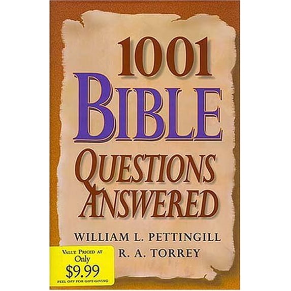 Pre-Owned 1001 Bible Questions Answered (Hardcover) 0884861651 9780884861652