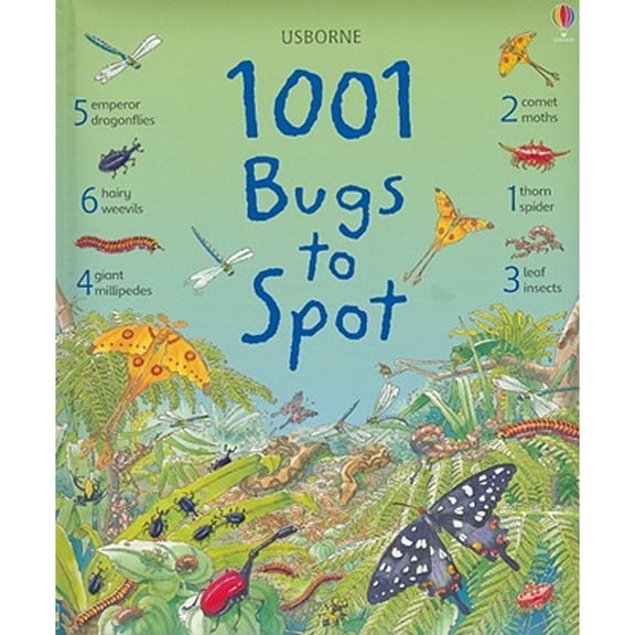 1001 Bugs to Spot (Hardcover) by Emma Helbrough, Anna Milbourne