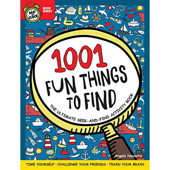 Pre-Owned 1001 Fun Things to Find: The Ultimate Seek-And-Find Activity Book: Time Yourself, Challenge Your Friends, Train Your Brain (Paperback) 1641241314 9781641241311