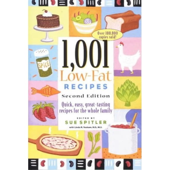Pre-Owned 1,001 Low-Fat Recipes: Quick, Easy, Great Tasting Recipes for the Whole Family (Hardcover) 1572840196 9781572840195